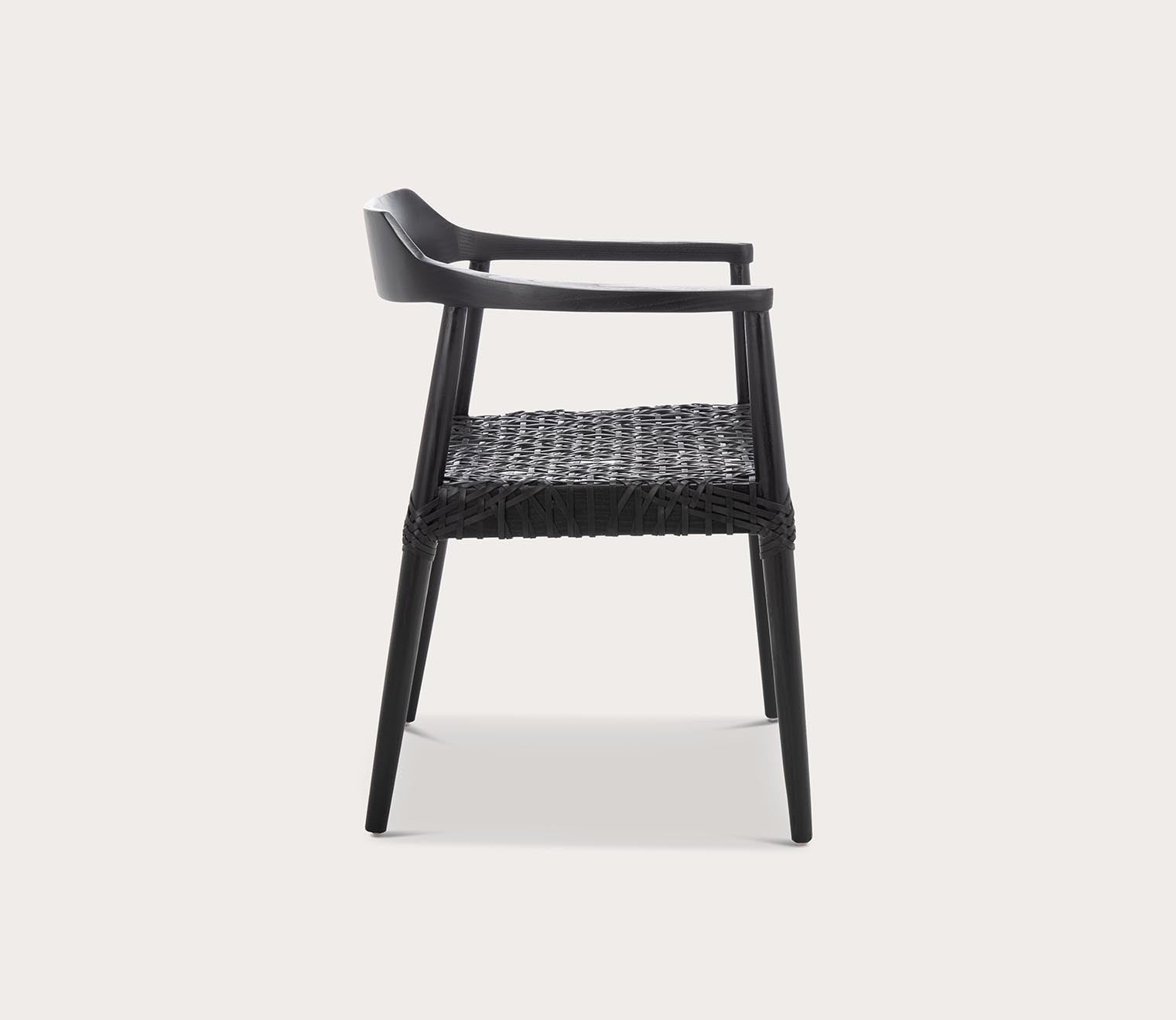 Safavieh Munro Leather Woven Accent Chair by Safavieh
