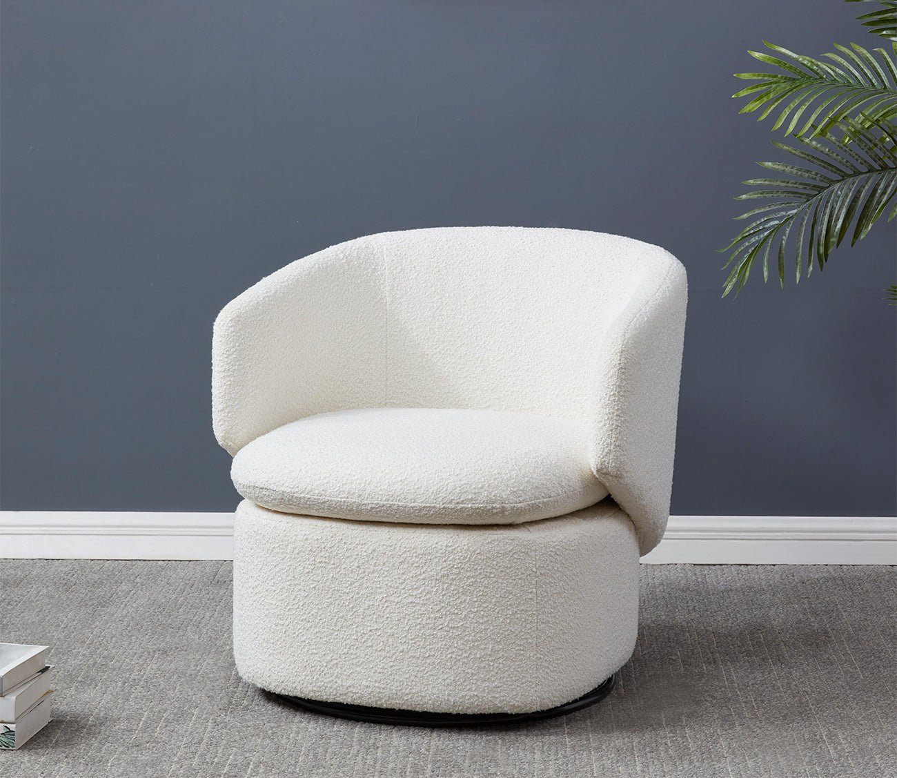 Safavieh Phyllis Boucle Swivel Chair by Safavieh