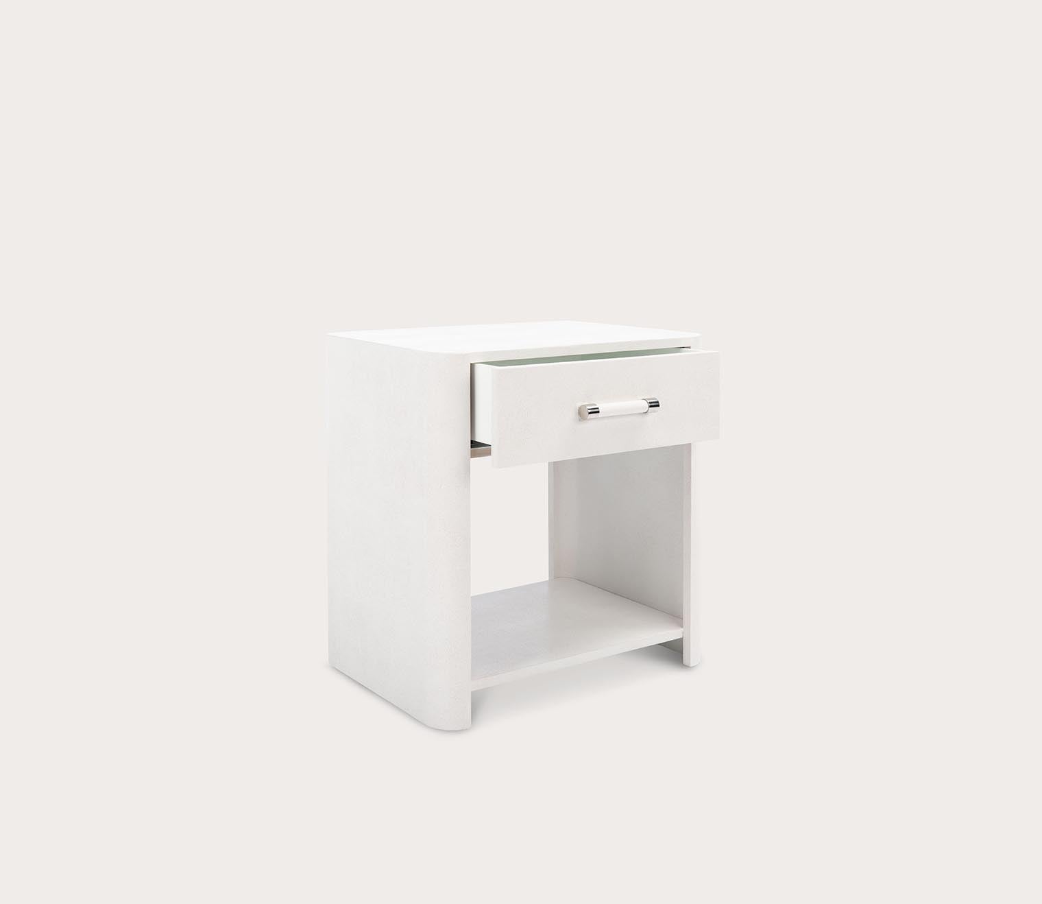 Safavieh Sawyer Faux Shagreen Nightstand by Safavieh