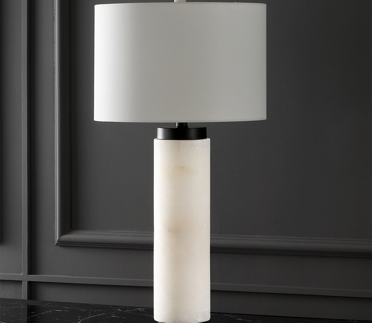 Safavieh Sydni Alabaster Pillar Table Lamp by Safavieh