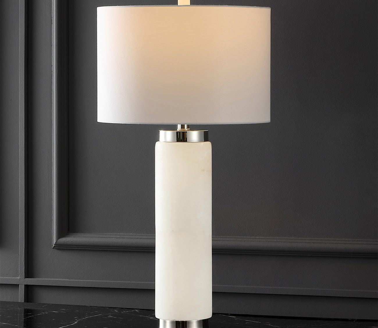 Safavieh Sydni Alabaster Pillar Table Lamp by Safavieh