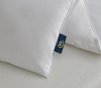Serta All Season Polyester and Cotton Blend Goose Down Fiber Comforter by Serta