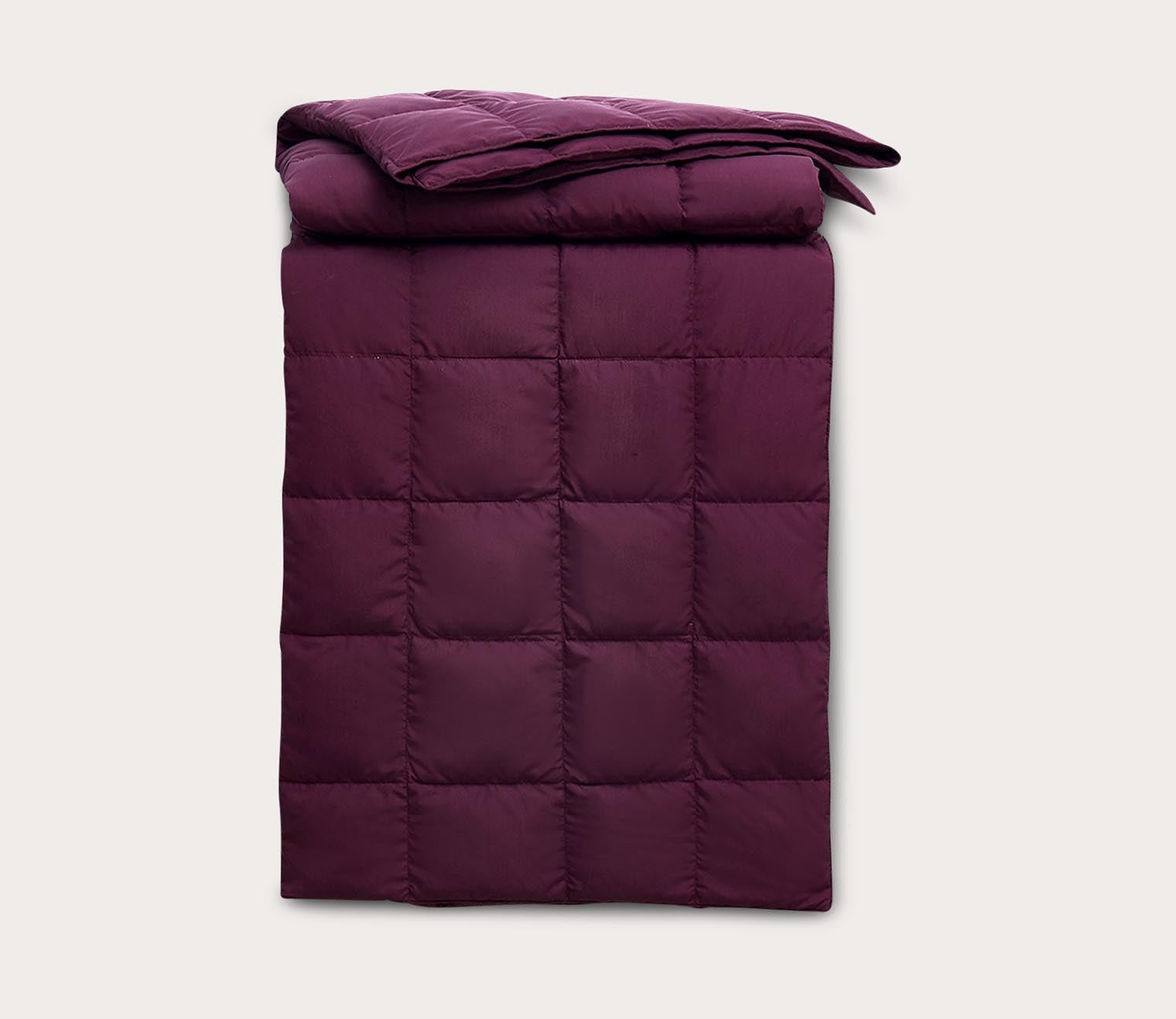 Serta Packable Down Fiber Throw Blanket by Serta