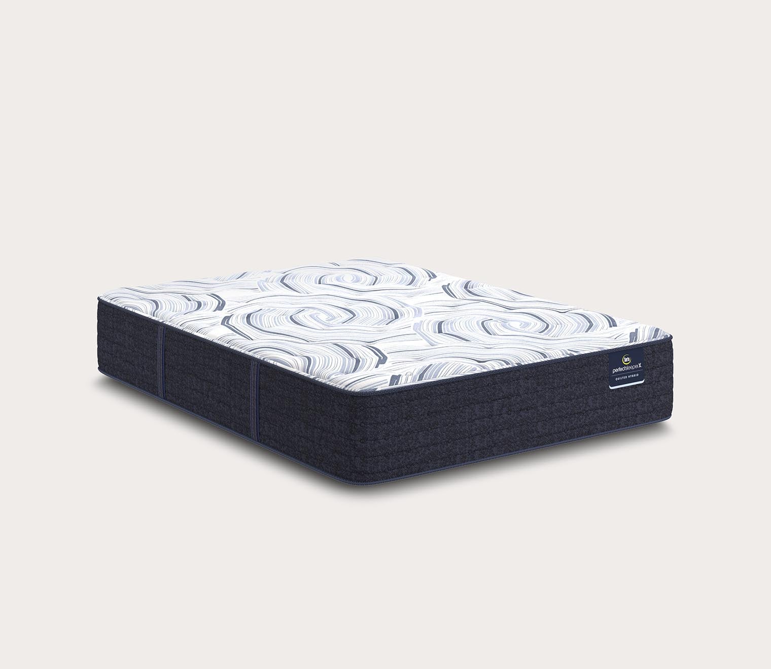 Serta Perfect Sleeper Coral Shores Quilted Plush Hybrid Mattress by Serta - silo