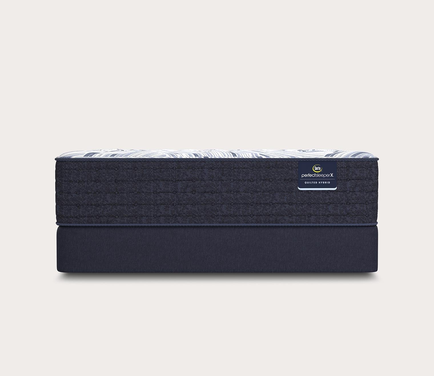 Serta Perfect Sleeper Coral Shores Quilted Plush Hybrid Mattress by Serta - silo on white background.