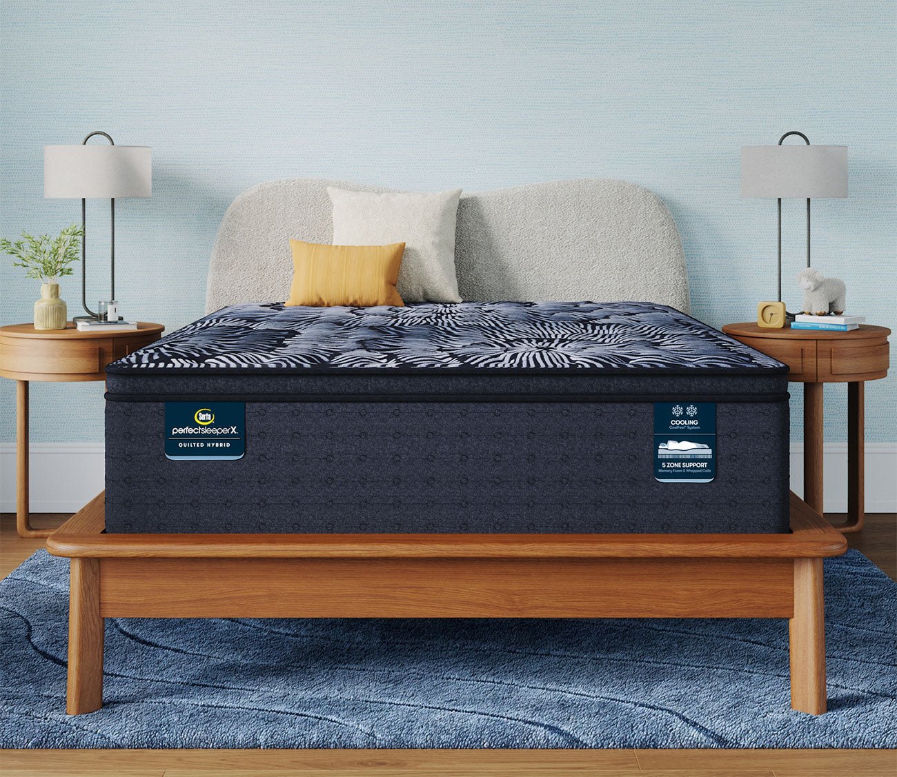 Serta Perfect Sleeper Gulf Moon Quilted Medium Pillow Top Hybrid Mattress