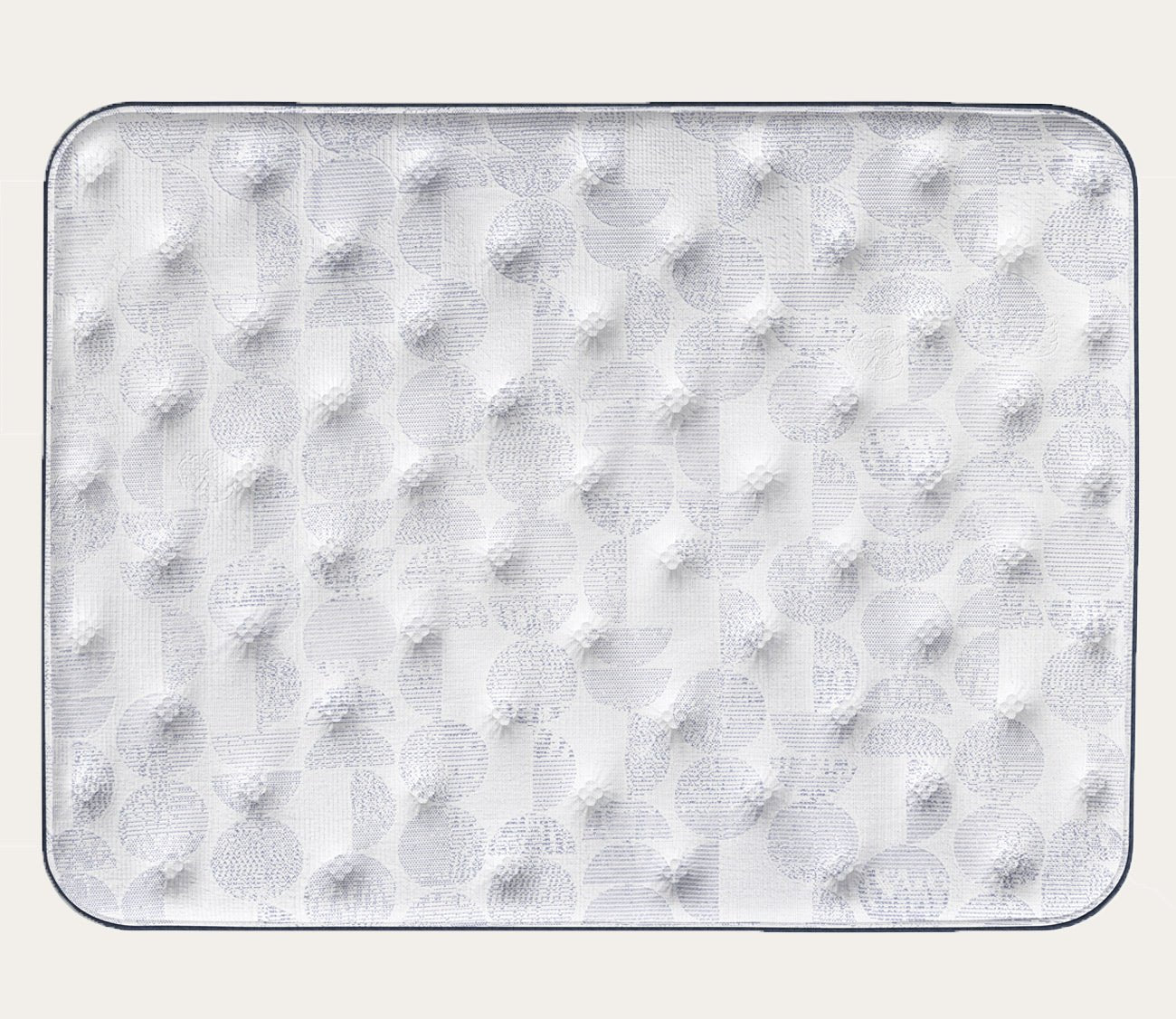 Silo image of Serta Perfect Sleeper Island Bliss Medium Pillow Top Mattress showcasing the quilt - top view