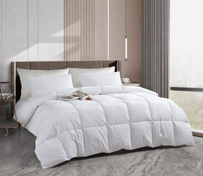 Serta Tencel All Season White Feather and Down Comforter by Serta