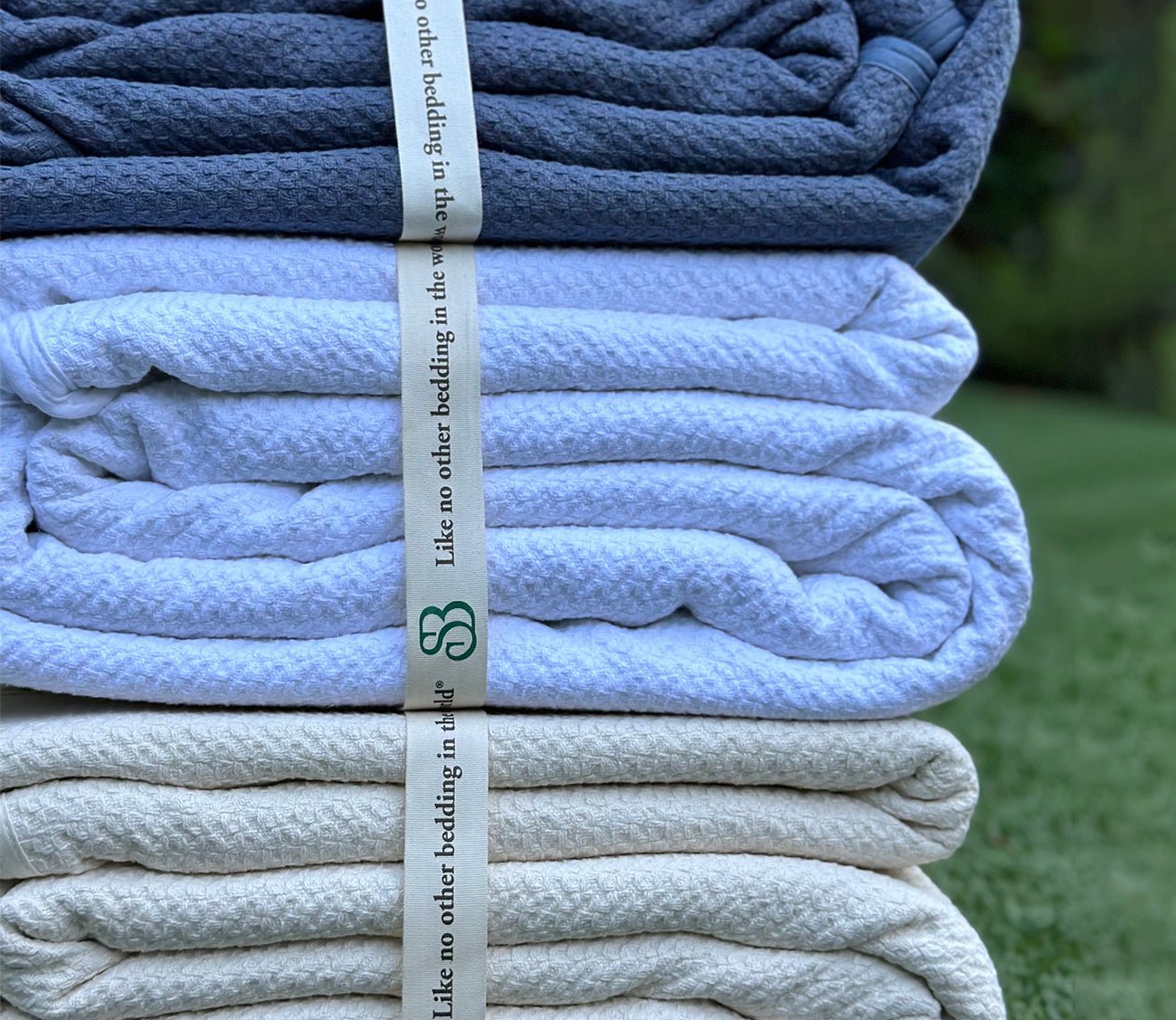 Sleep & Beyond Organic Cotton Honeycomb Blanket by Sleep & Beyond