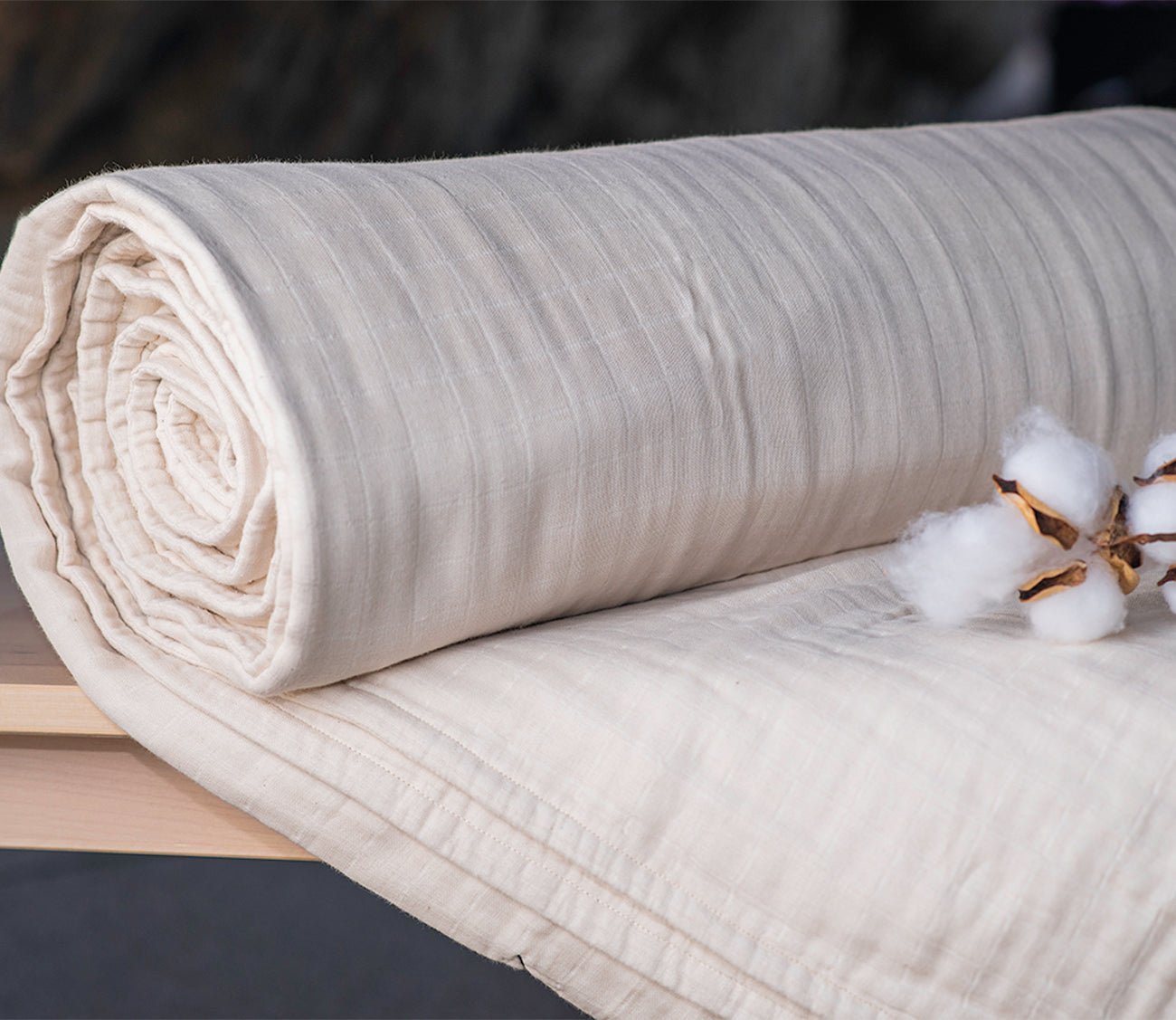 Sleep & Beyond Organic Cotton Muslin Blanket by Sleep & Beyond
