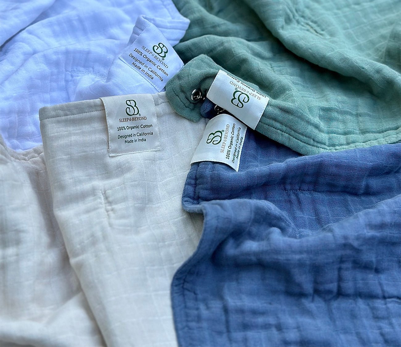 Sleep & Beyond Organic Cotton Muslin Blanket by Sleep & Beyond