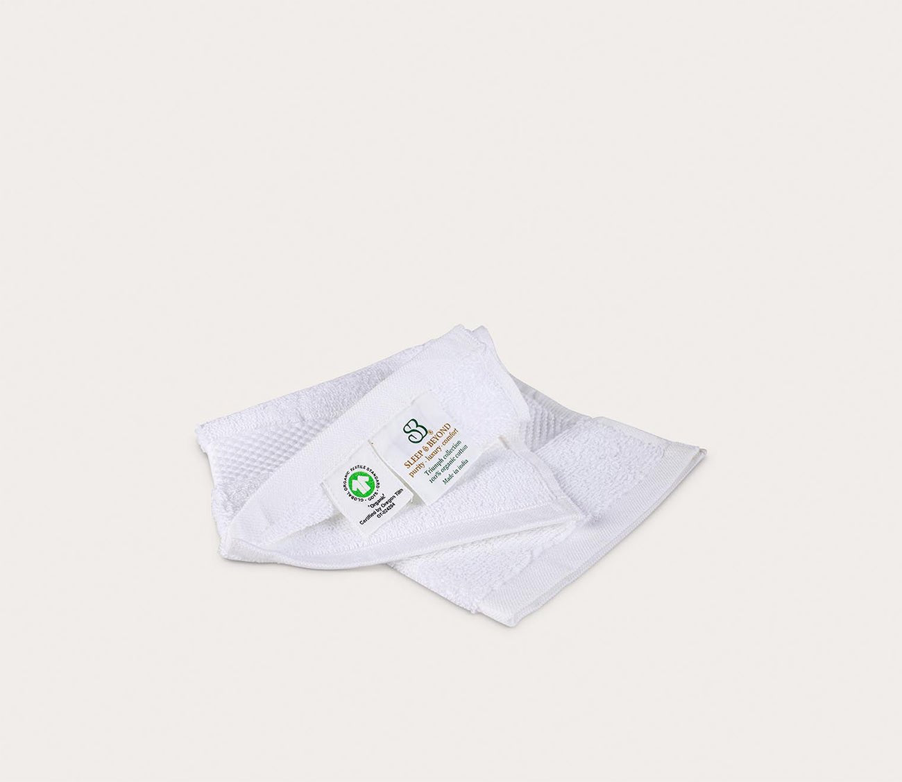 Sleep & Beyond Organic Cotton Terry 4 - Piece Washcloth Set by Sleep & Beyond