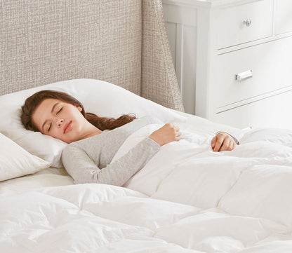 Sleep Philosophy All Season Oversized Cotton Down Comforter by Sleep Philosophy
