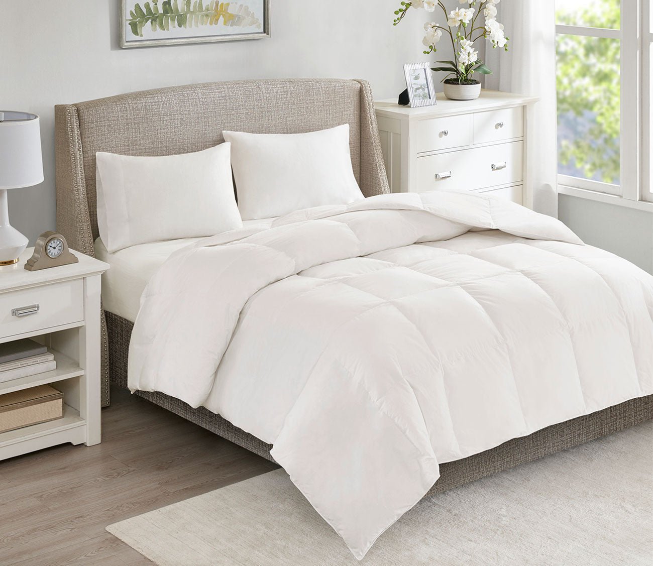 Sleep Philosophy All Season Oversized Cotton Down Comforter by Sleep Philosophy