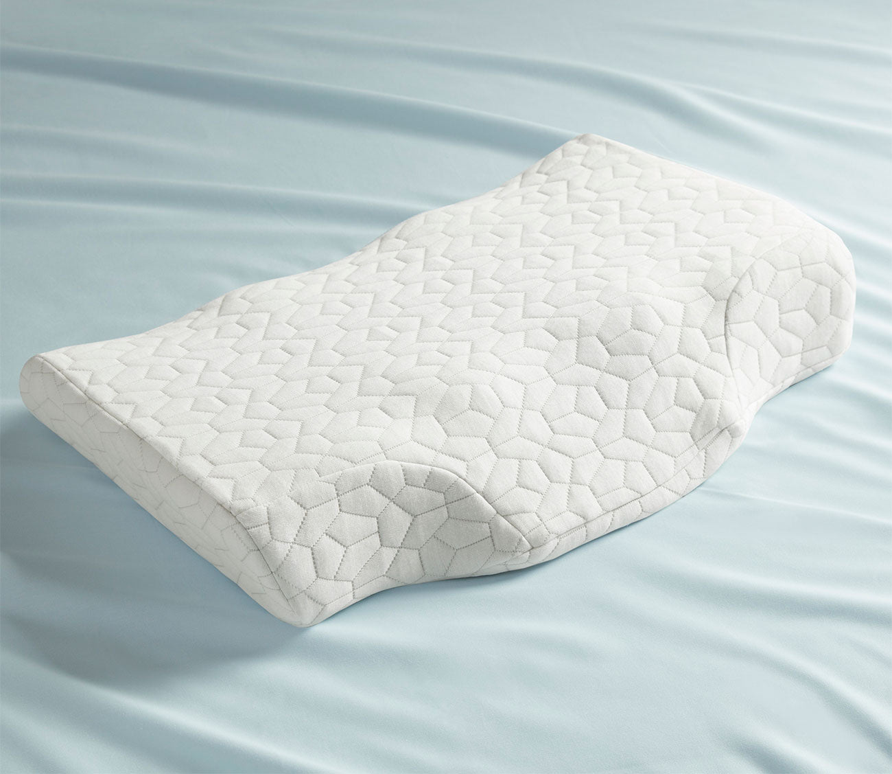 Sleep Philosophy Cooling Gel Pad Contour Foam Pillow by Sleep Philosophy
