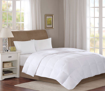 Sleep Philosophy Level 1 Cotton Sateen Down Comforter with 3M Scotchgard by Sleep Philosophy