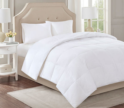 Sleep Philosophy Level 2 Cotton Sateen Down Comforter with 3M Scotchgard by Sleep Philosophy