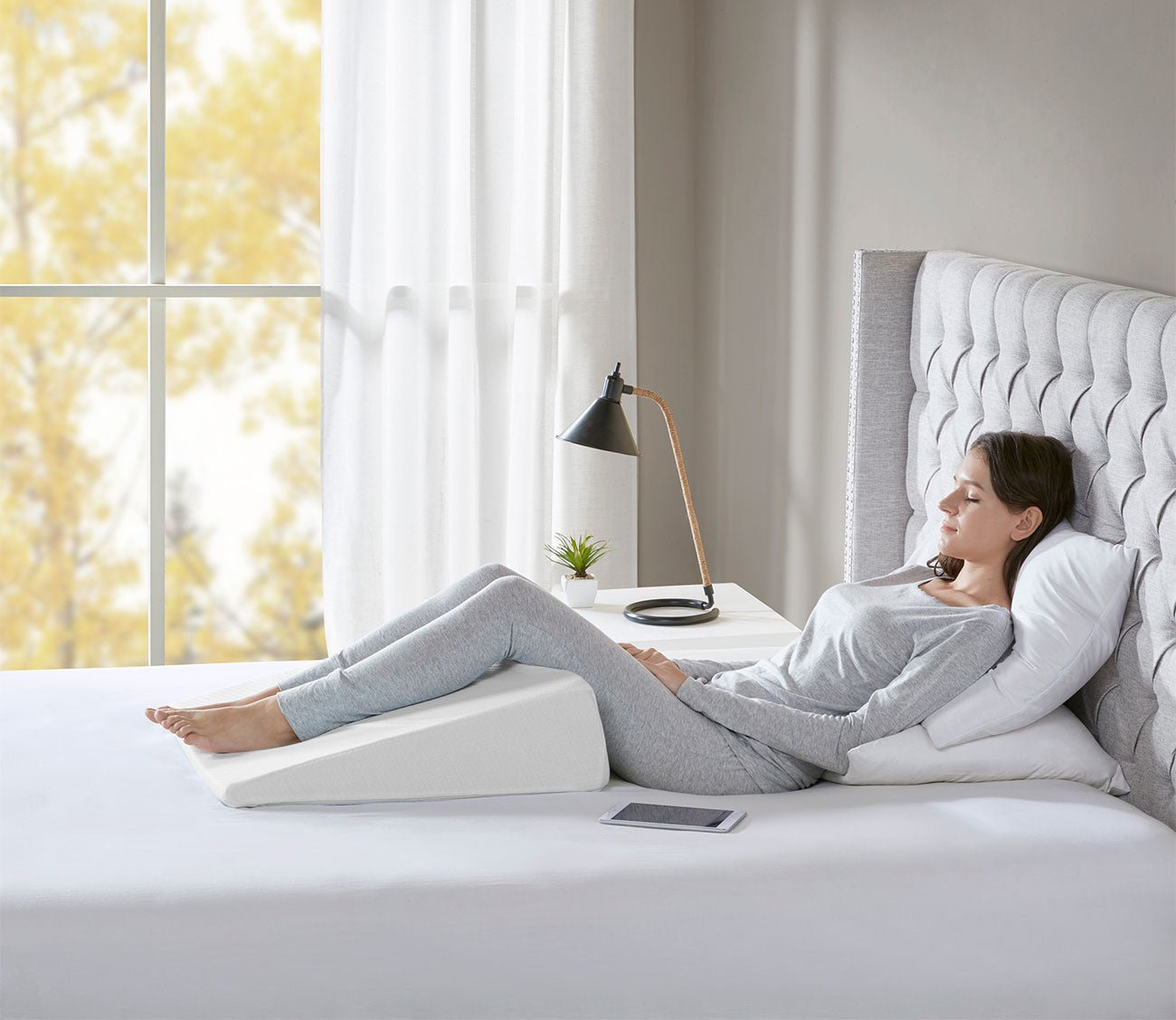 Sleep Philosophy Memory Foam Wedge Pillow by Sleep Philosophy