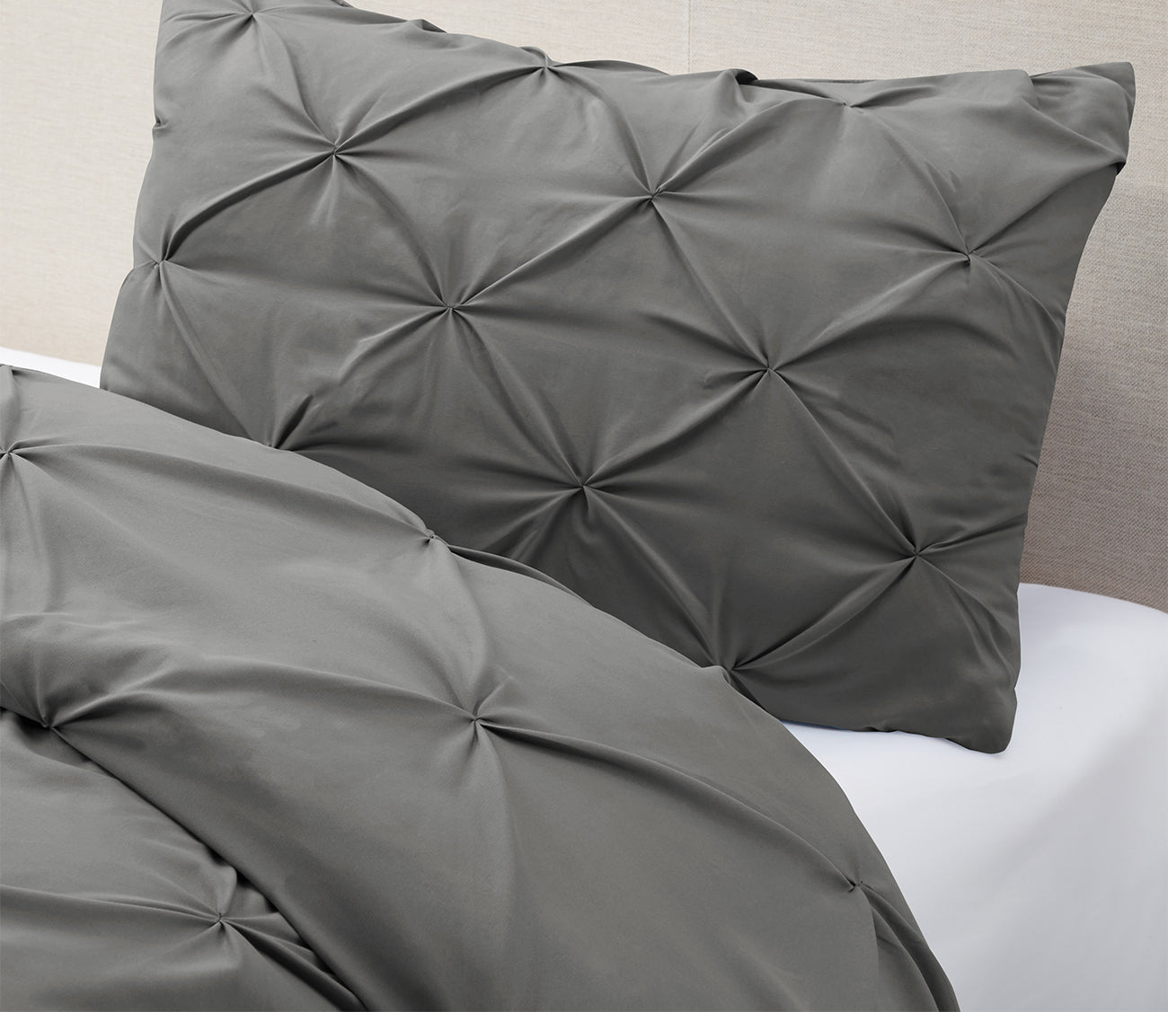 Sleeptone Tranquility Pinch Down Alternative Comforter and Sham Set by Sleeptone