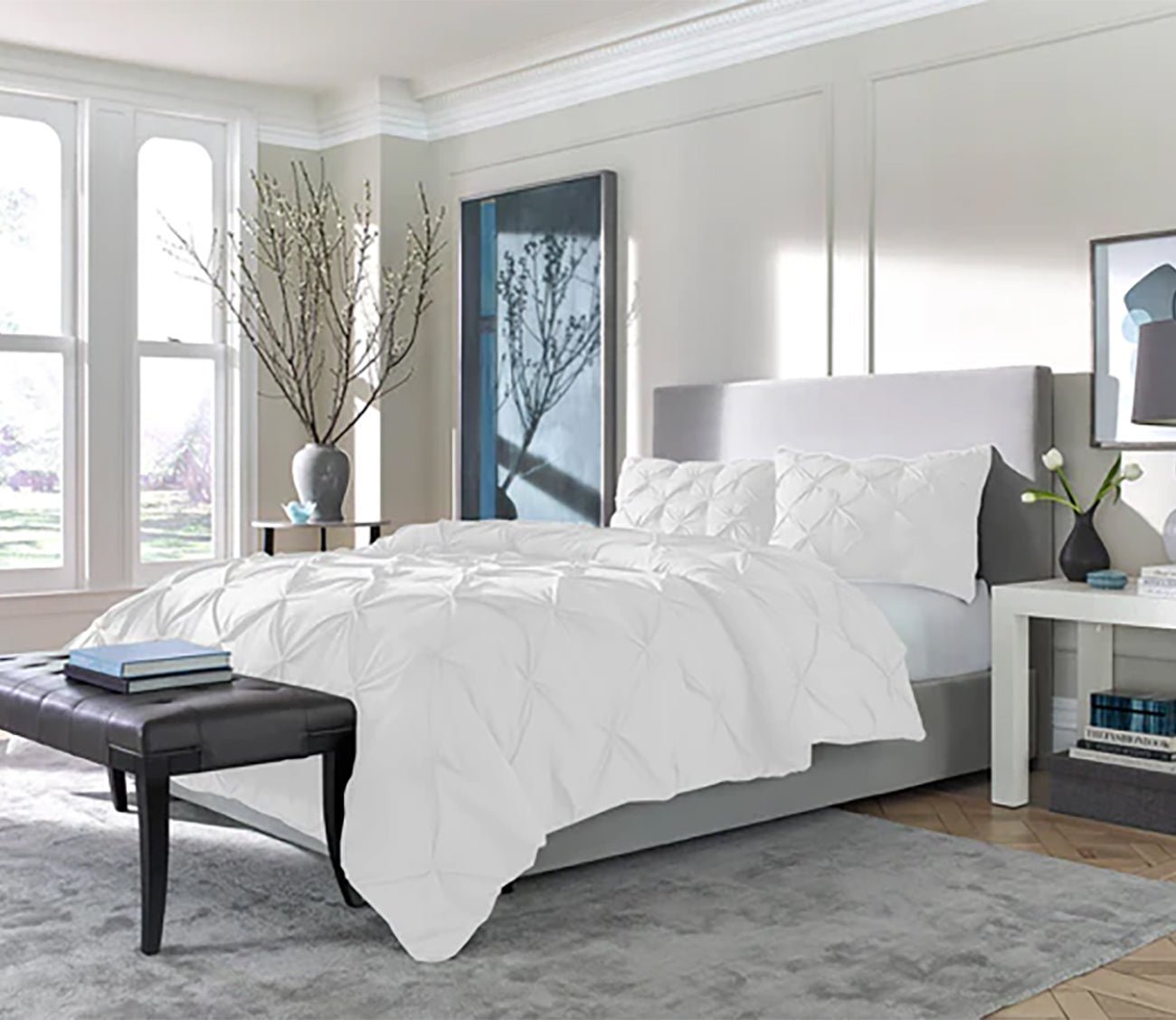 Sleeptone Tranquility Pinch Down Alternative Comforter and Sham Set by Sleeptone