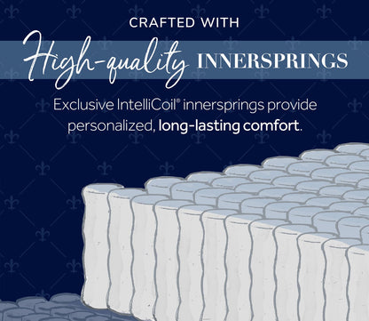 Intellicoil Innersprings provide long-lasting comfort.