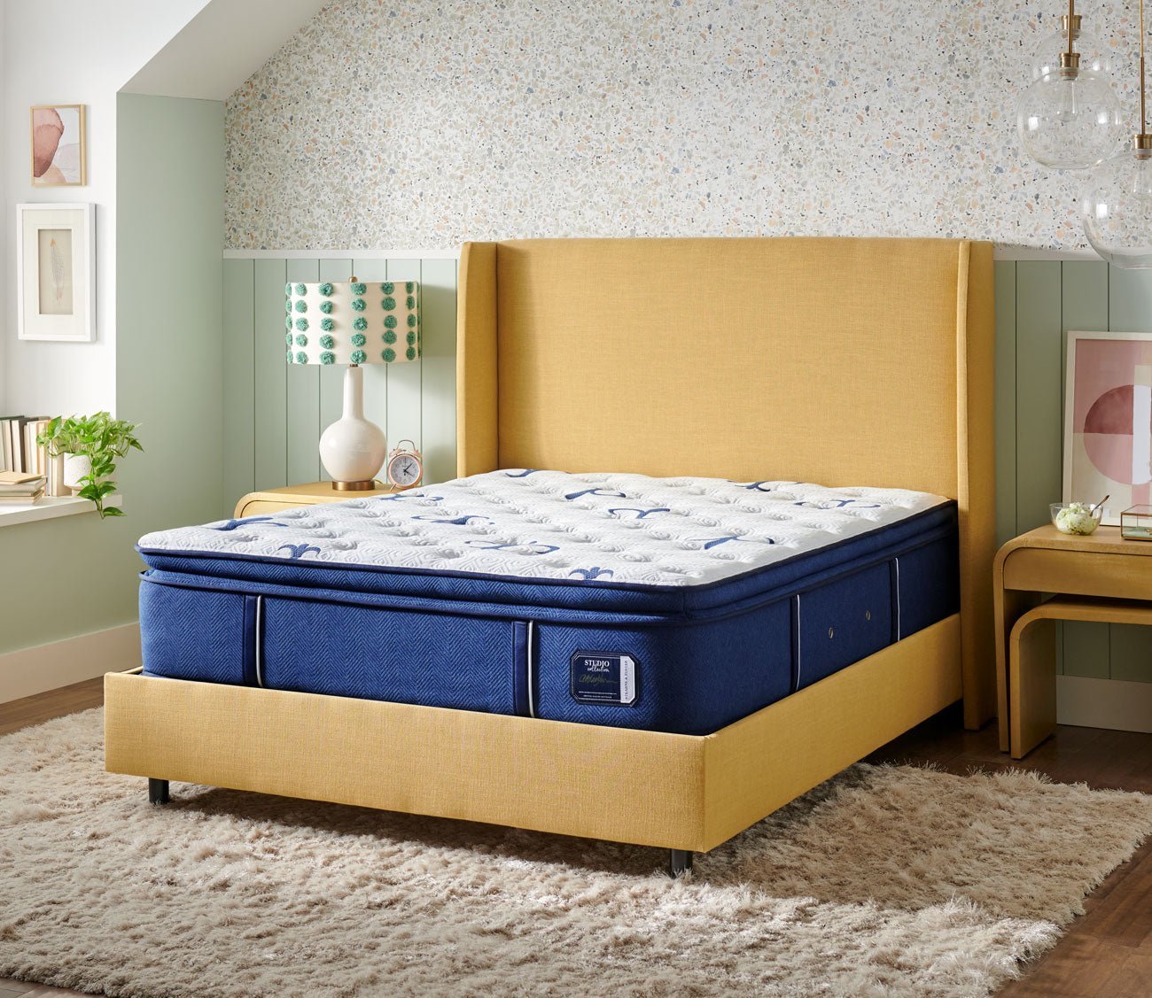 Stearns & Foster Studio Medium Euro Pillow Top Mattress by Stearns & Foster