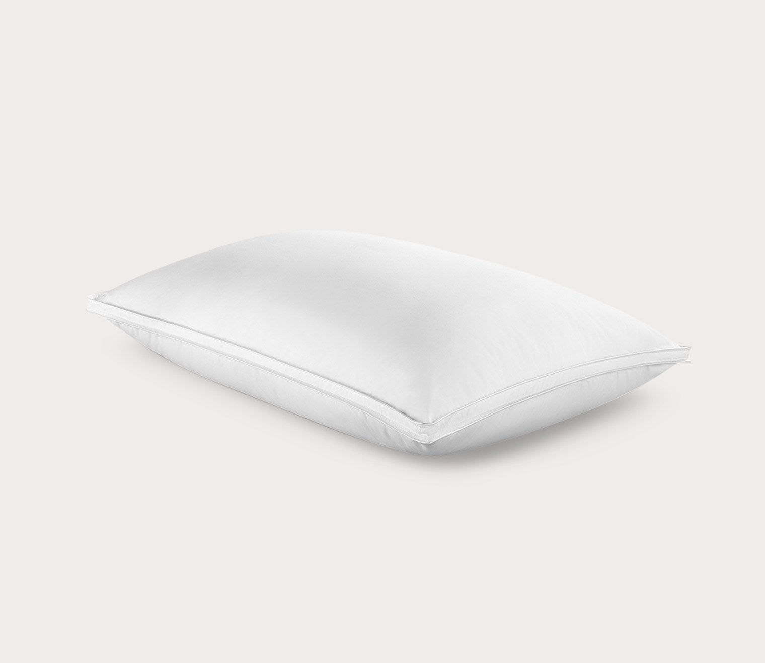 SUB-0° Down Complete Cooling Pillow by PureCare, silo at side angle