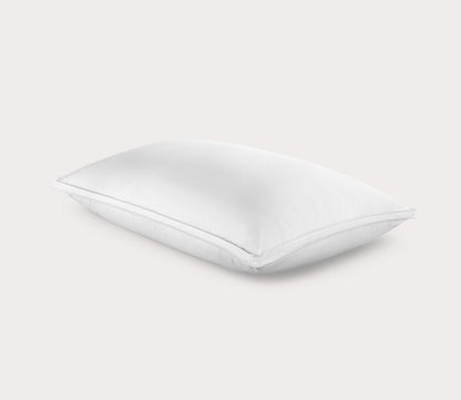 SUB-0° Down Complete Cooling Pillow by PureCare, silo at side angle