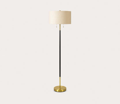 Surya Aberdeen Black and Gold Floor Lamp by Surya