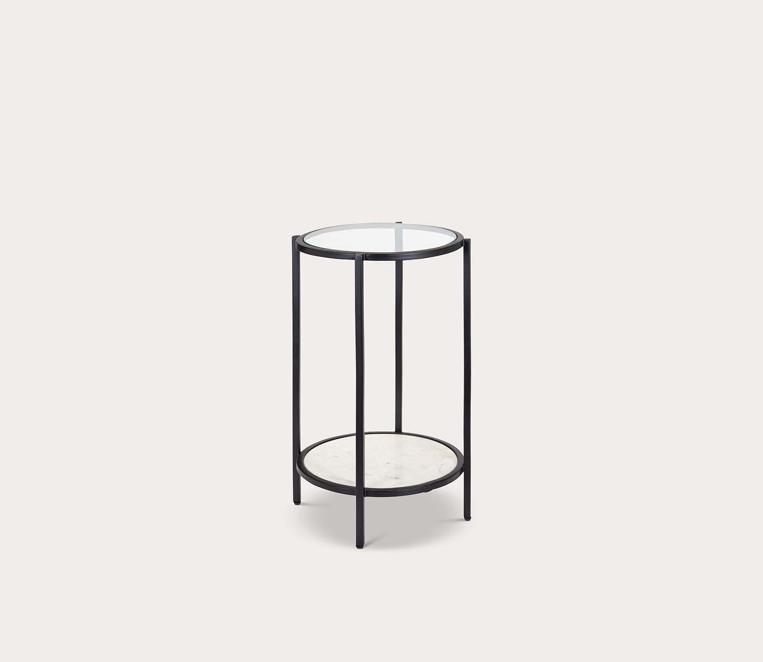 Alecsa Round End Table