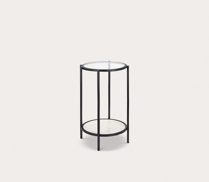 Surya Alecsa Round End Table by Surya