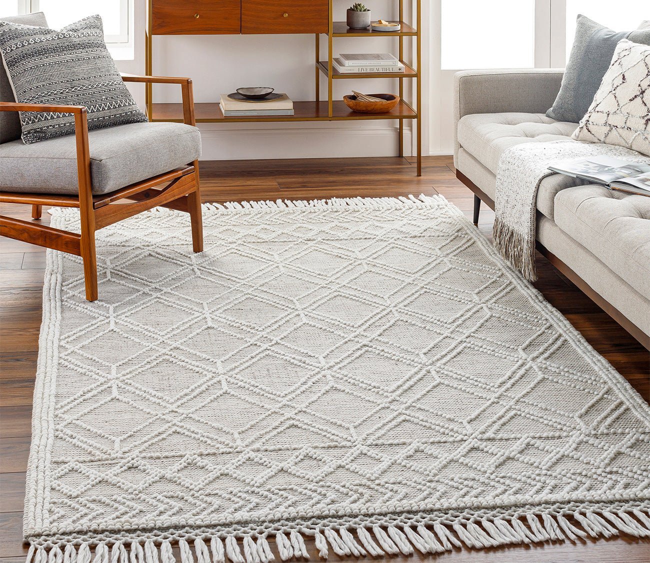Fleur Hand Woven Area Rug