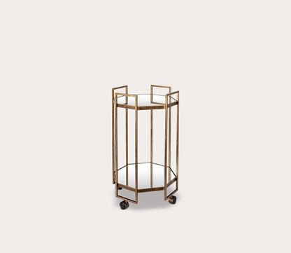 Surya Octagon Bar Cart by Surya