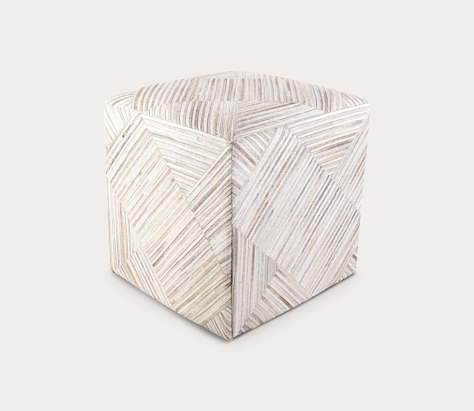 Surya Zander Patchwork Ottoman by Surya