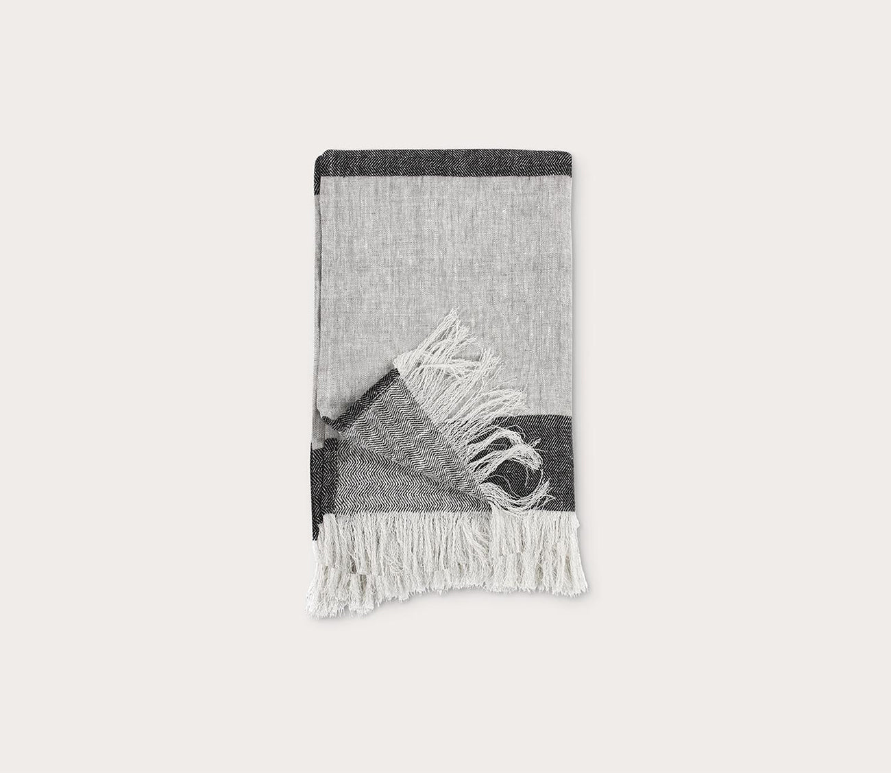 Talara Crafted Throw Blanket by Villa by Classic Home, in natural