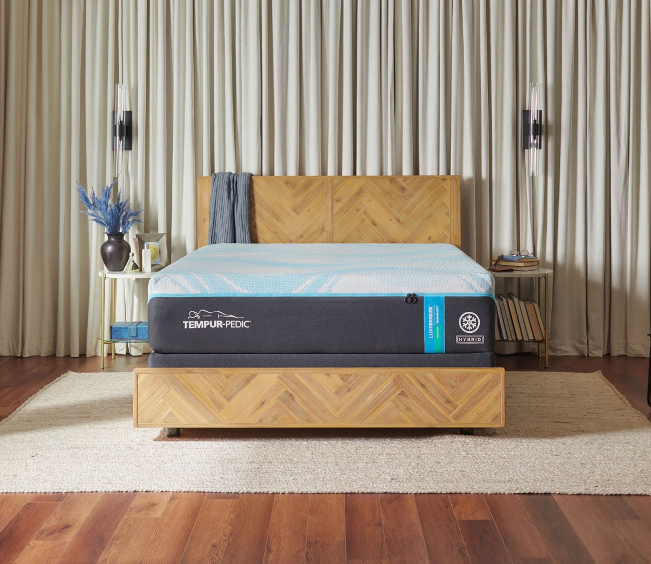 Tempur - LUXEbreeze 2.0 Medium Hybrid Mattress by Tempur - Pedic