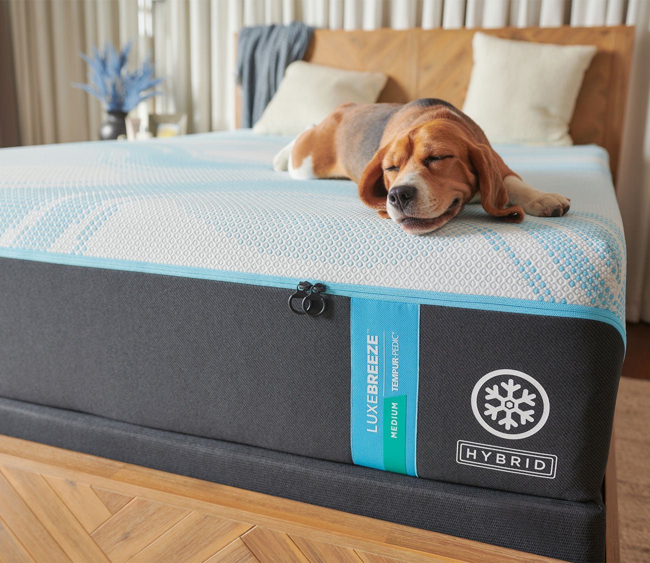 Tempur - LUXEbreeze 2.0 Medium Hybrid Mattress by Tempur - Pedic