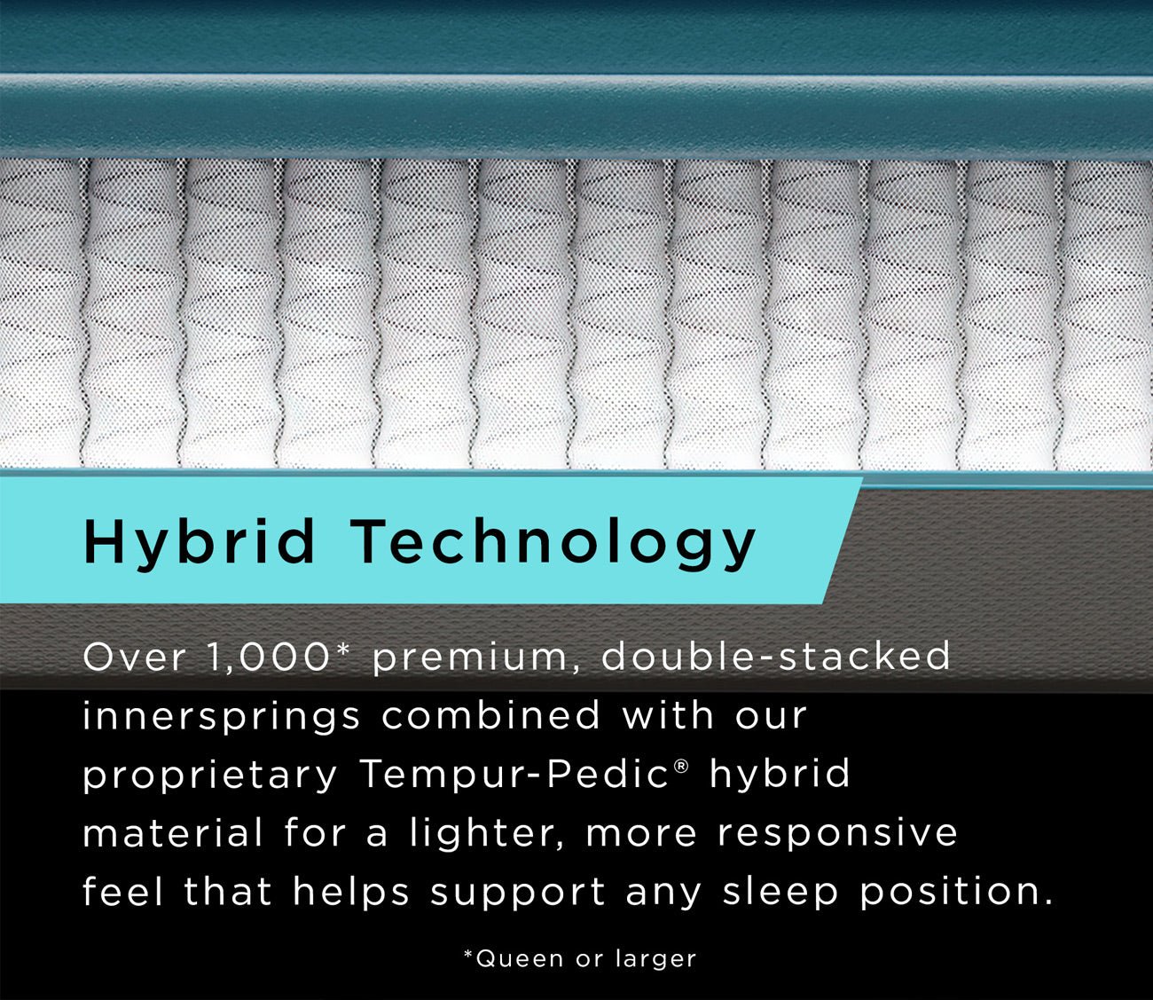 Tempur-Pedic TEMPUR-Adapt Medium Hybrid Mattress by Tempur-Pedic