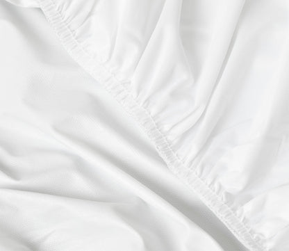Tencel 5-Sided Mattress Protector by PureCare, detail of fitted corner