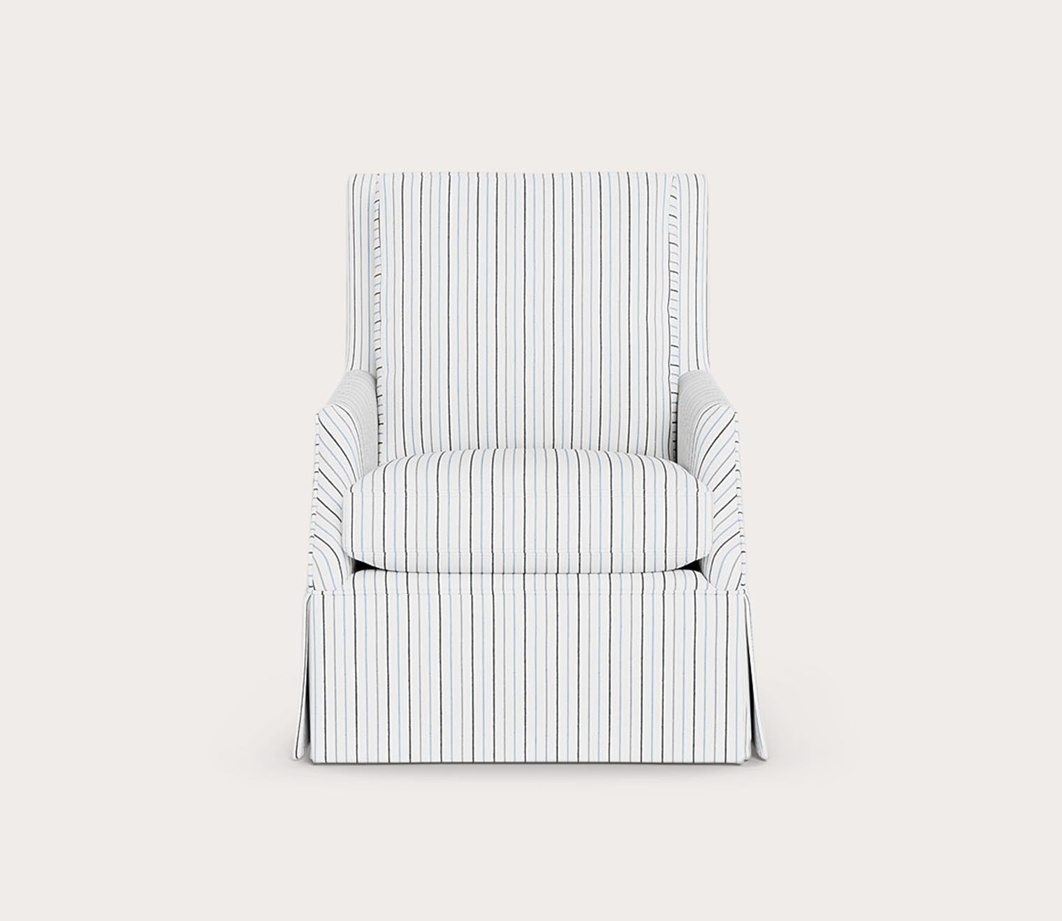 Universal Furniture Jocelyn Galade Skirted Accent Chair by Universal Furniture
