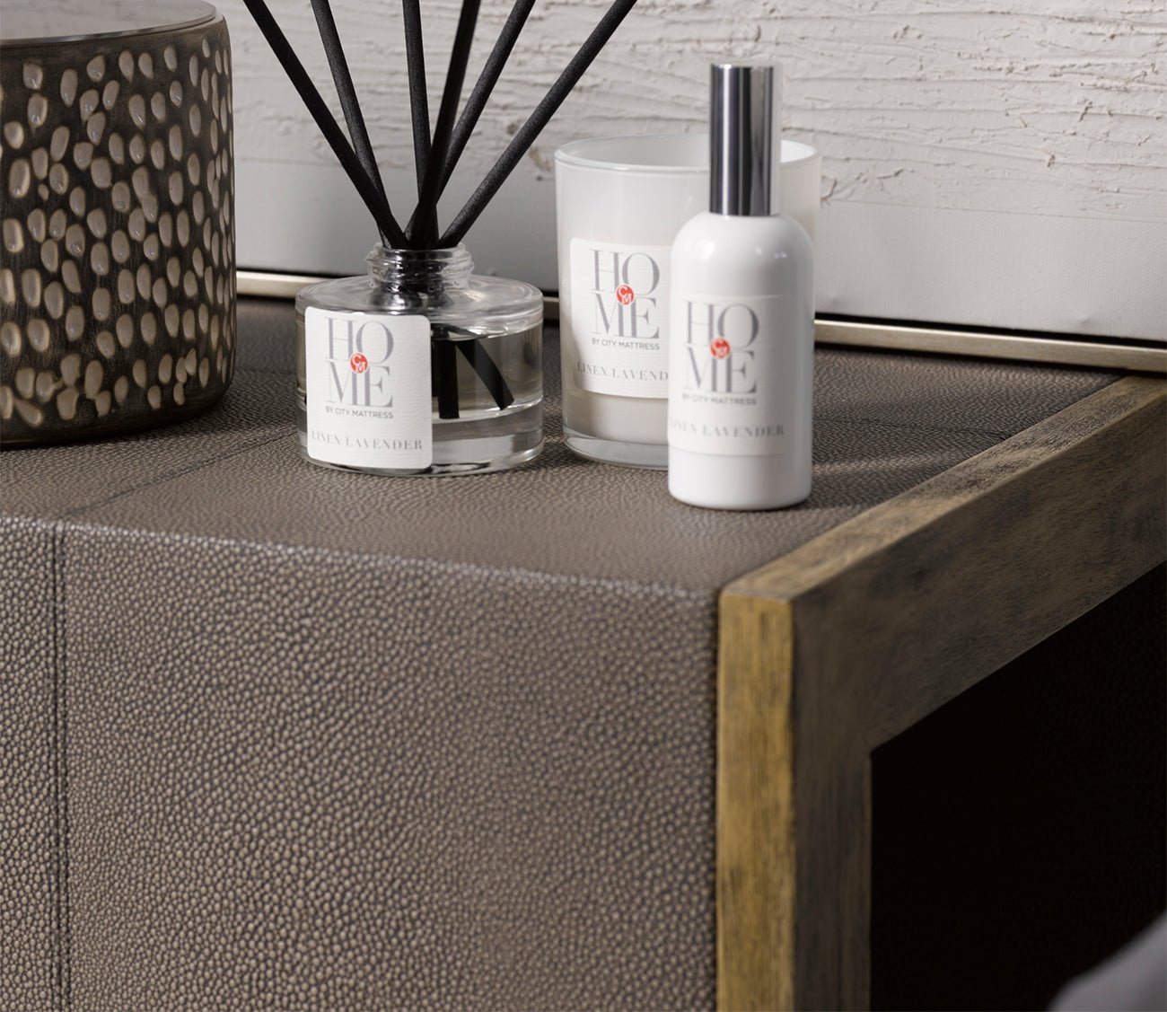 Uttermost Aerina Faux Shagreen End Table by Uttermost