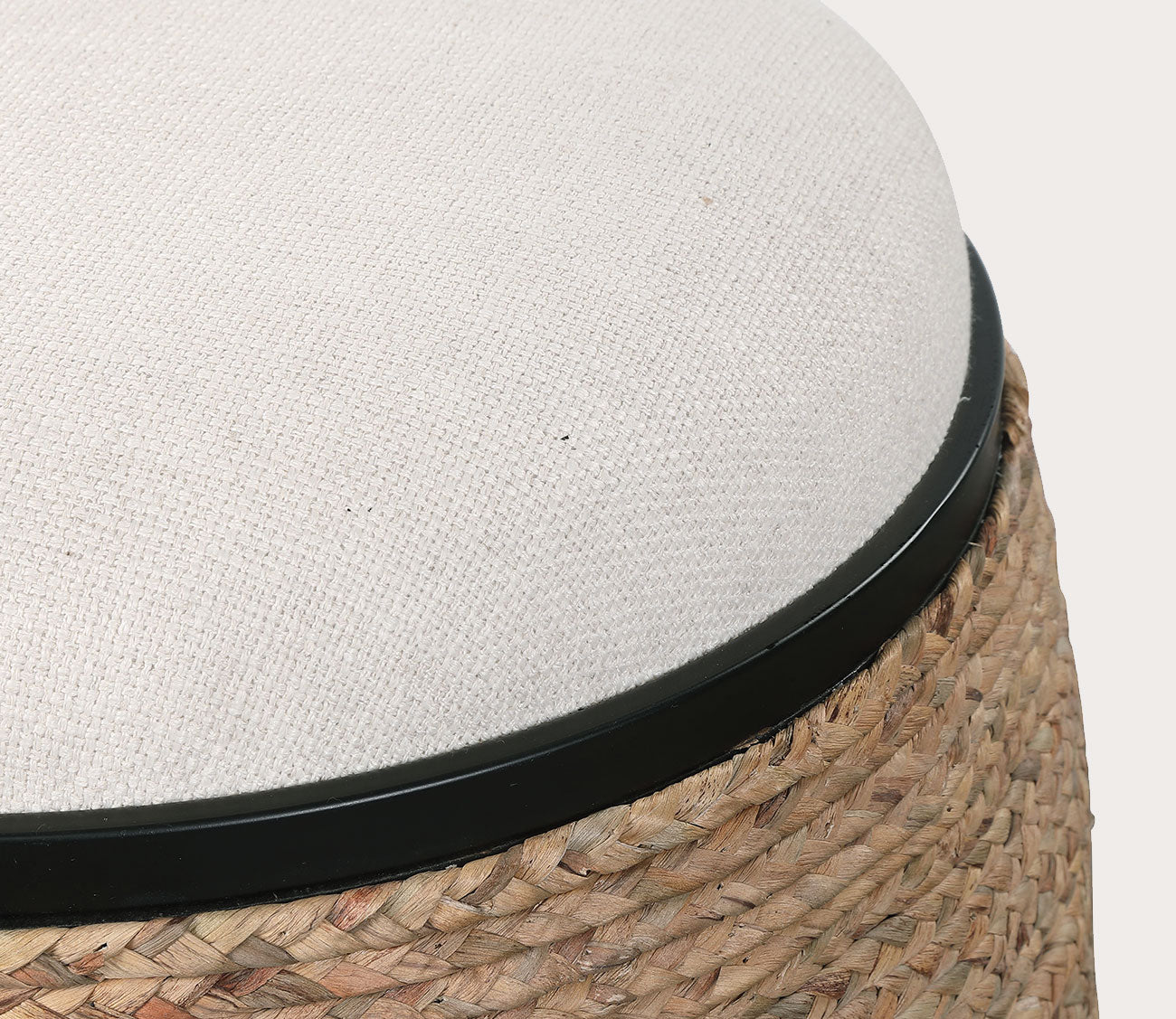 Uttermost Island Straw Accent Stool by Uttermost