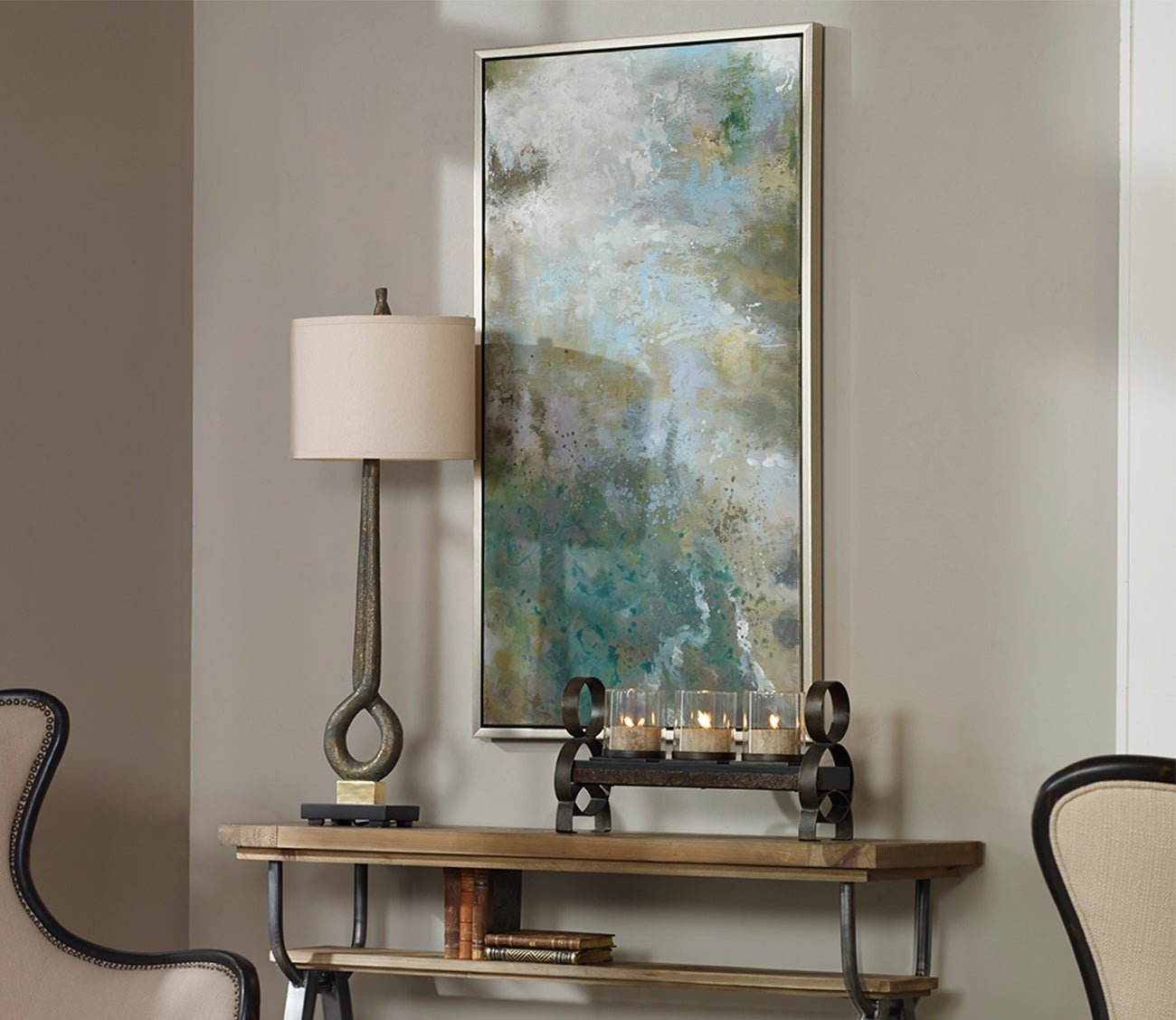 Uttermost Roaring Thunder Hand Painted Canvas by Uttermost