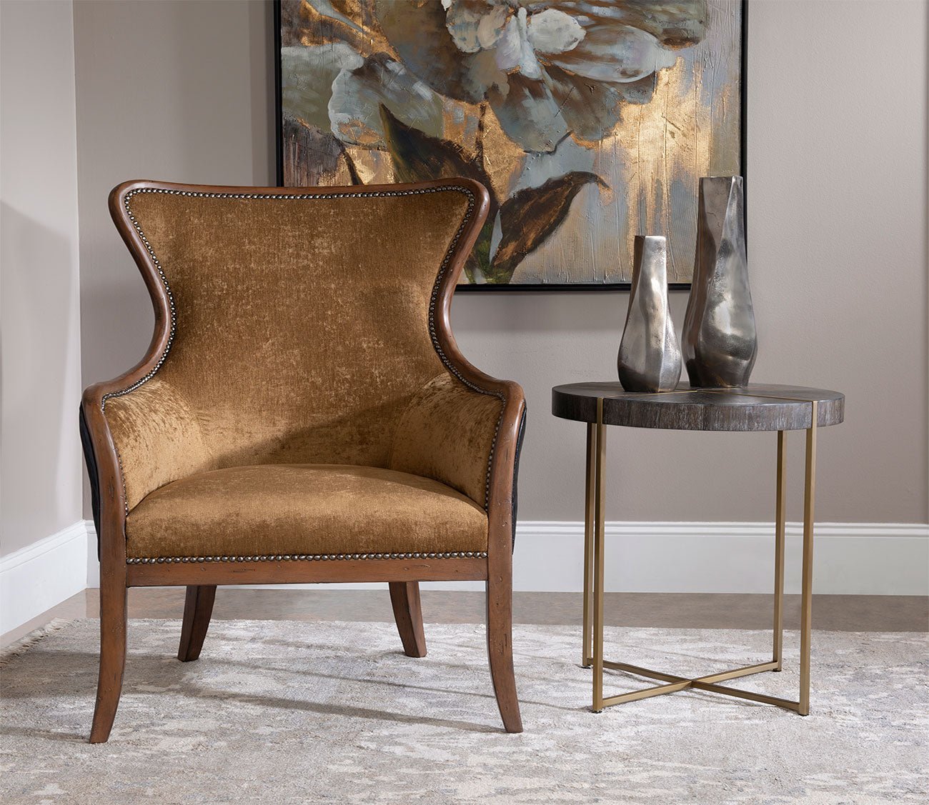 Uttermost Taja Round Accent Table by Uttermost