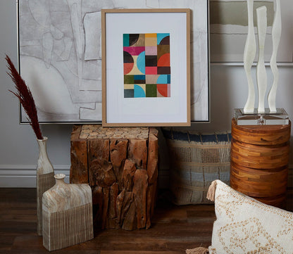 Uttermost Teak Root Bunching Cube by Uttermost