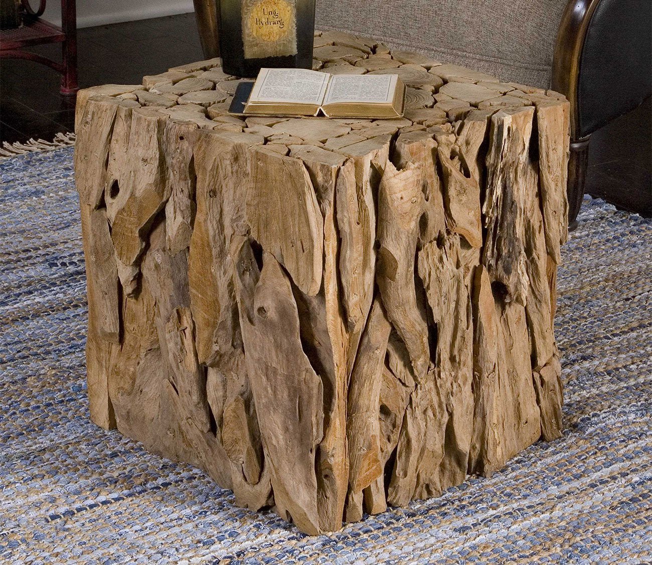 Teak Root Bunching Cube