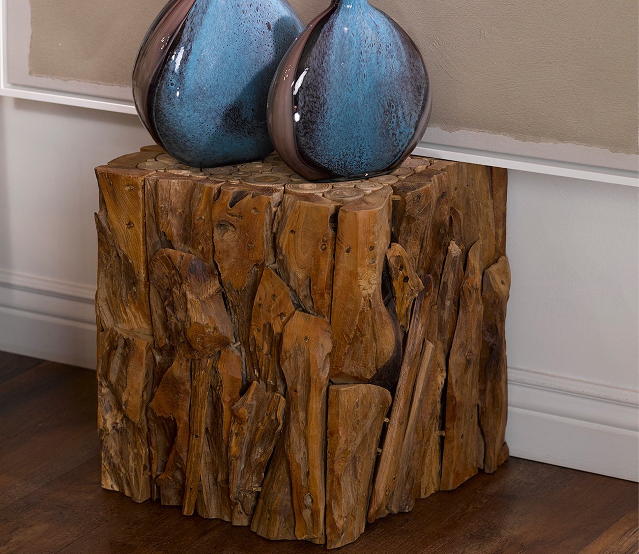 Uttermost Teak Root Bunching Cube by Uttermost