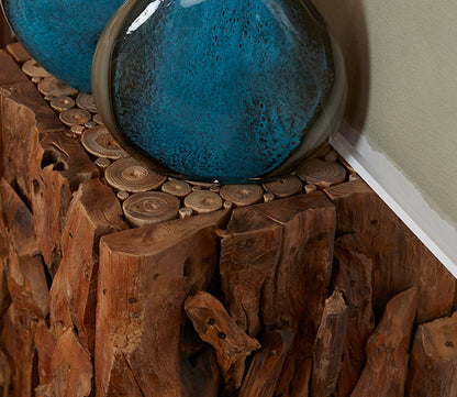 Uttermost Teak Root Bunching Cube by Uttermost