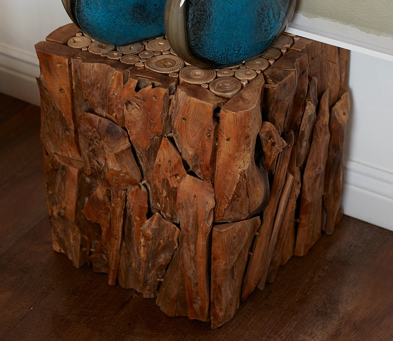 Uttermost Teak Root Bunching Cube by Uttermost