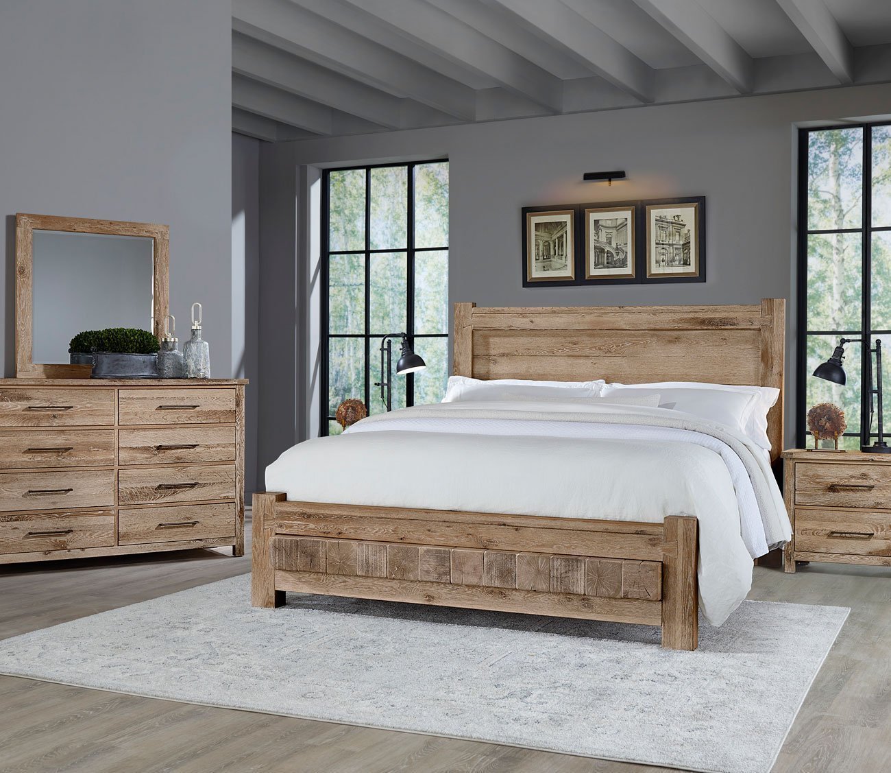 Dovetail 6X6 Bed Bedroom Set